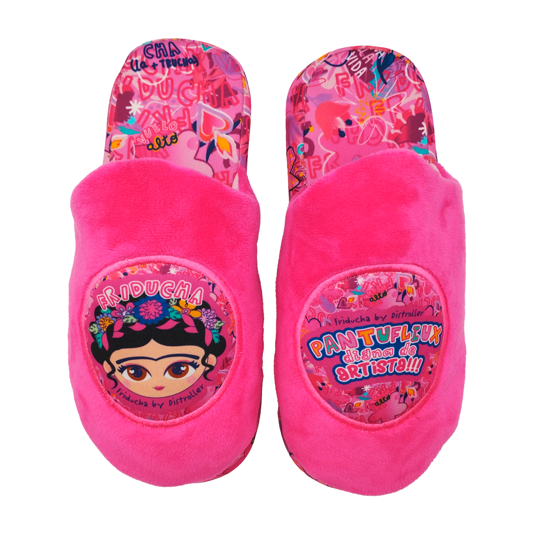 Foto 4 pulgar | Pantufla Dsitroller Friducha color Rosa para Mujer