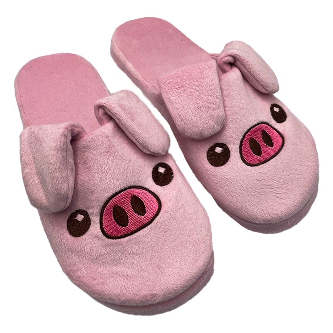 Pantufla Perezozaz Para Dama Estilo Pinky Pig $299