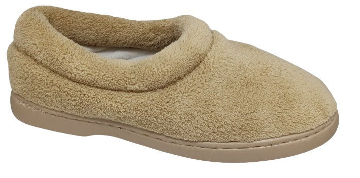 Foto 2 pulgar | Pantuflas Confort 008528 Beige para Mujer