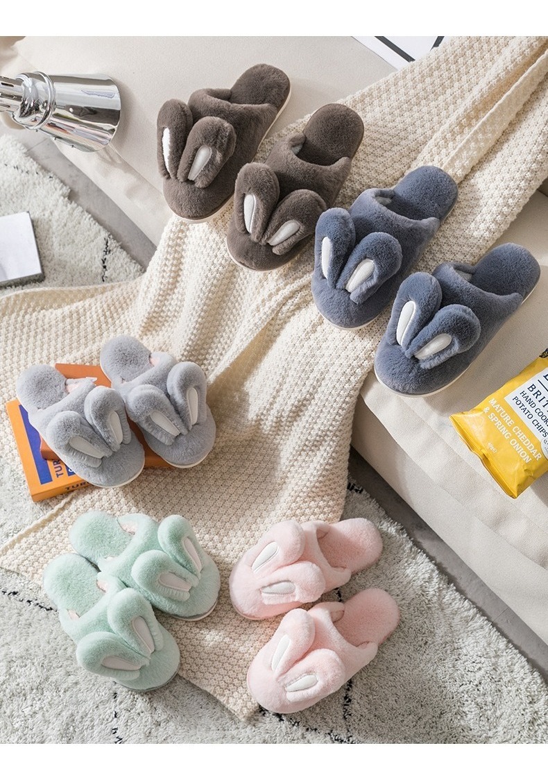 Foto 4 pulgar | Lindas Y Conejo Cómodas Pantuflas, Verde