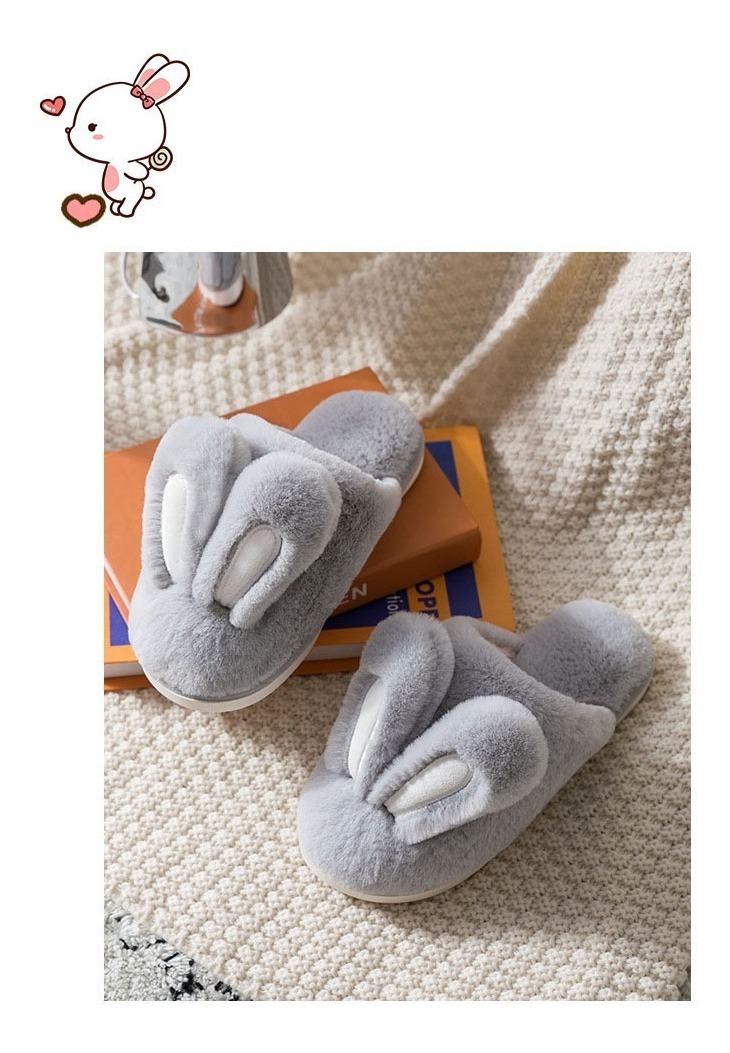 Foto 3 | Lindas Y Conejo Cómodas Pantuflas, Gris
