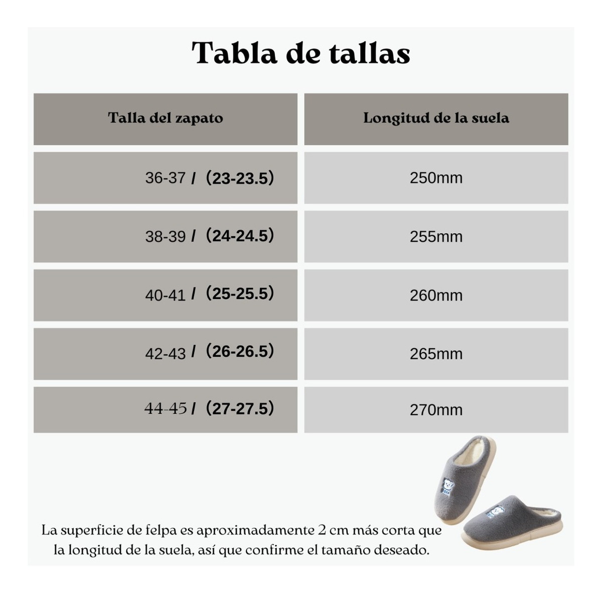 Foto 2 | Pantuflas Funbu color Gris Unisex