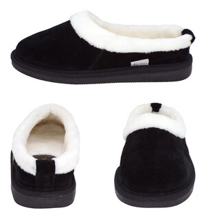 Foto 2 | Pantuflas para Mujer Stahl Originales Gamuza Negro
