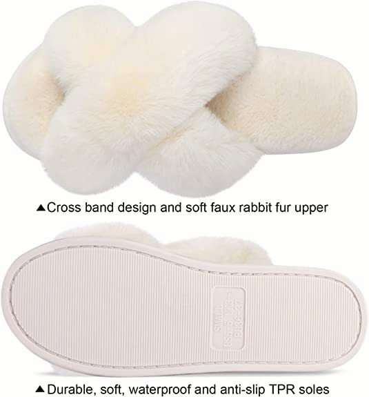 Foto 2 | Pantuflas Funbu color Blanco para Mujer