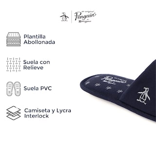 Foto 4 | Pantufla Original Penguin Style Olivia Azul Marino para Mujer