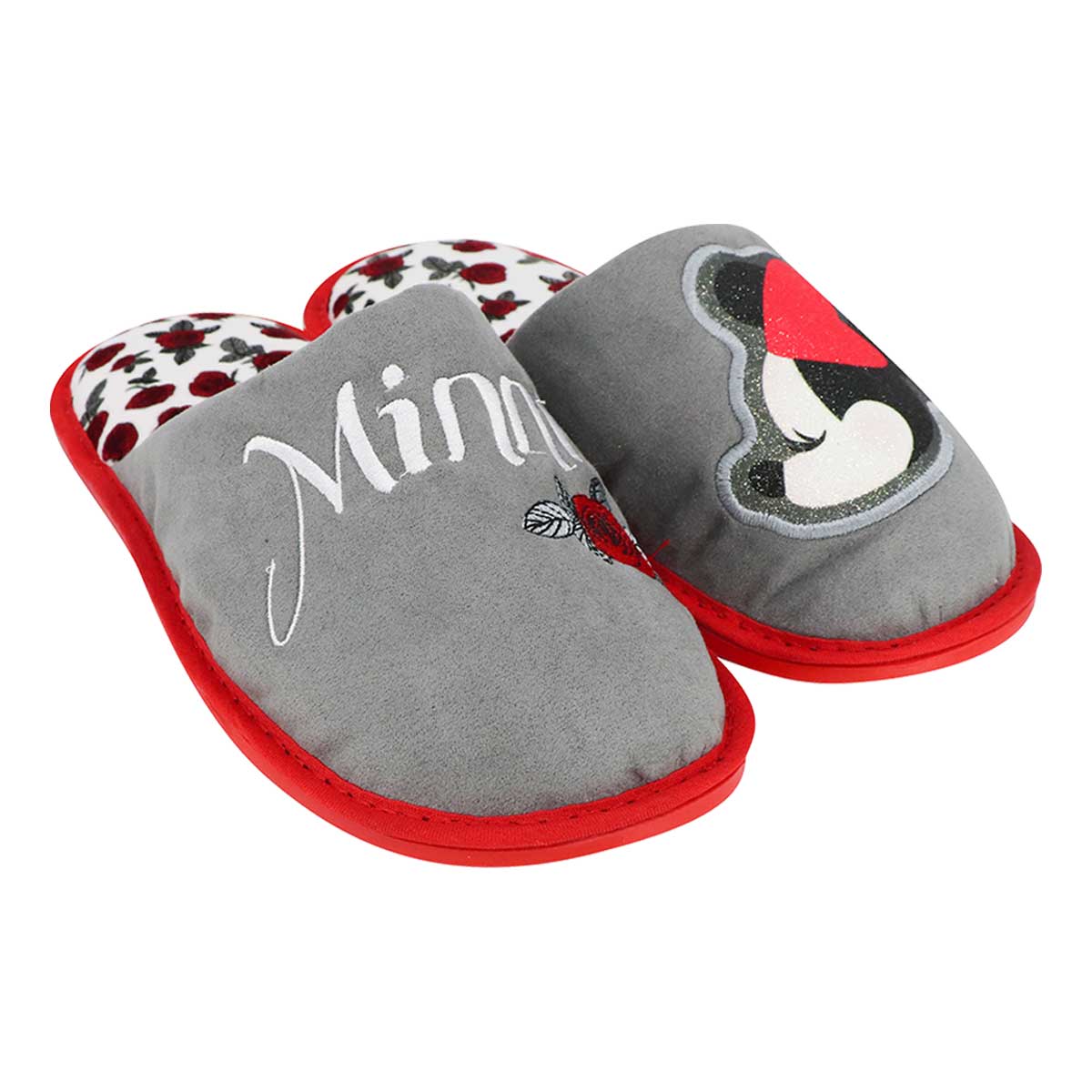 Foto 2 | Pantufla Disney Minnie Mouse Color Gris