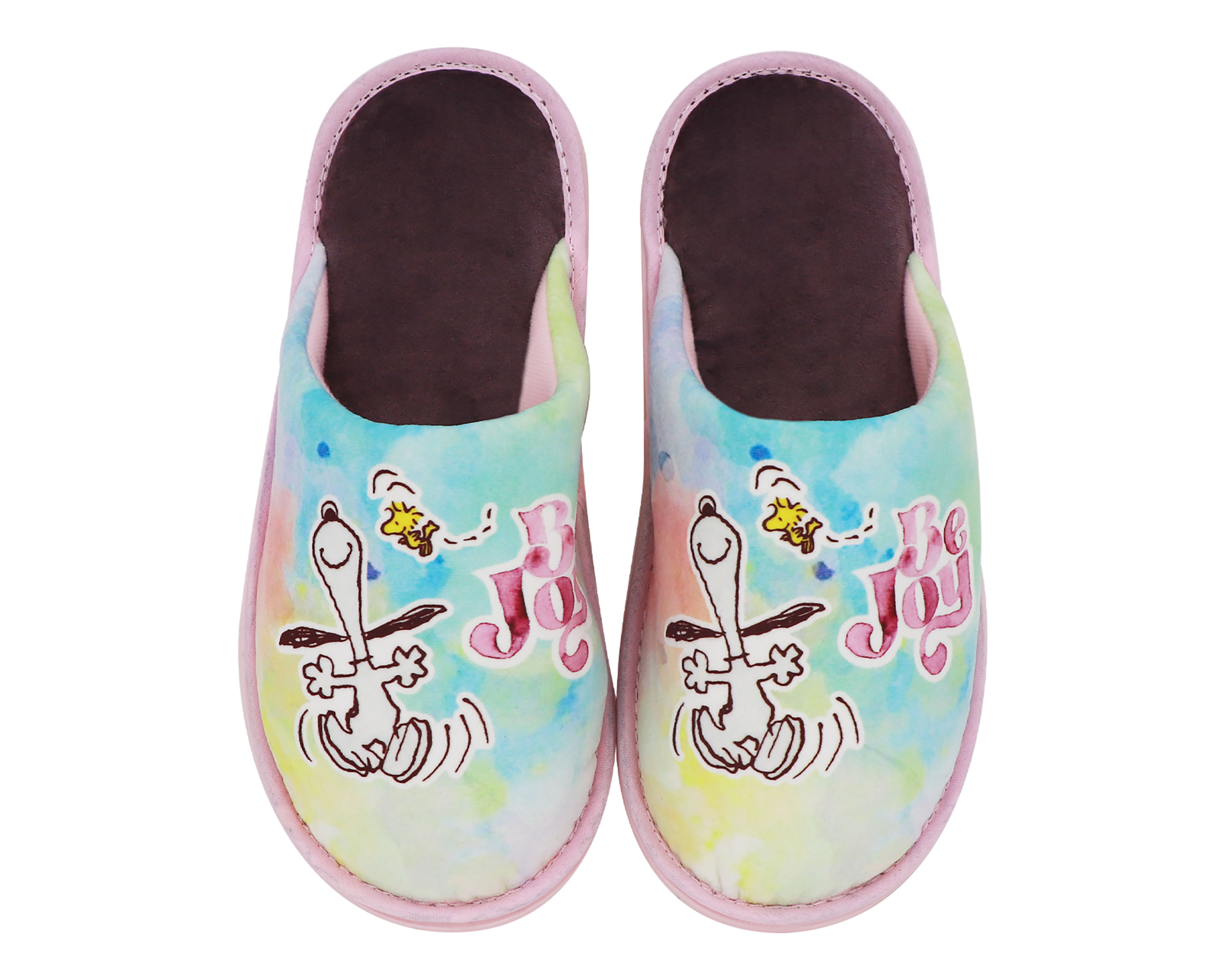 Foto 3 pulgar | Pantuflas Snoopy Multicolor para Dama
