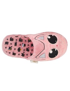 Foto 2 | Pantufla Erizo Clothing Gato Rosa para Dama
