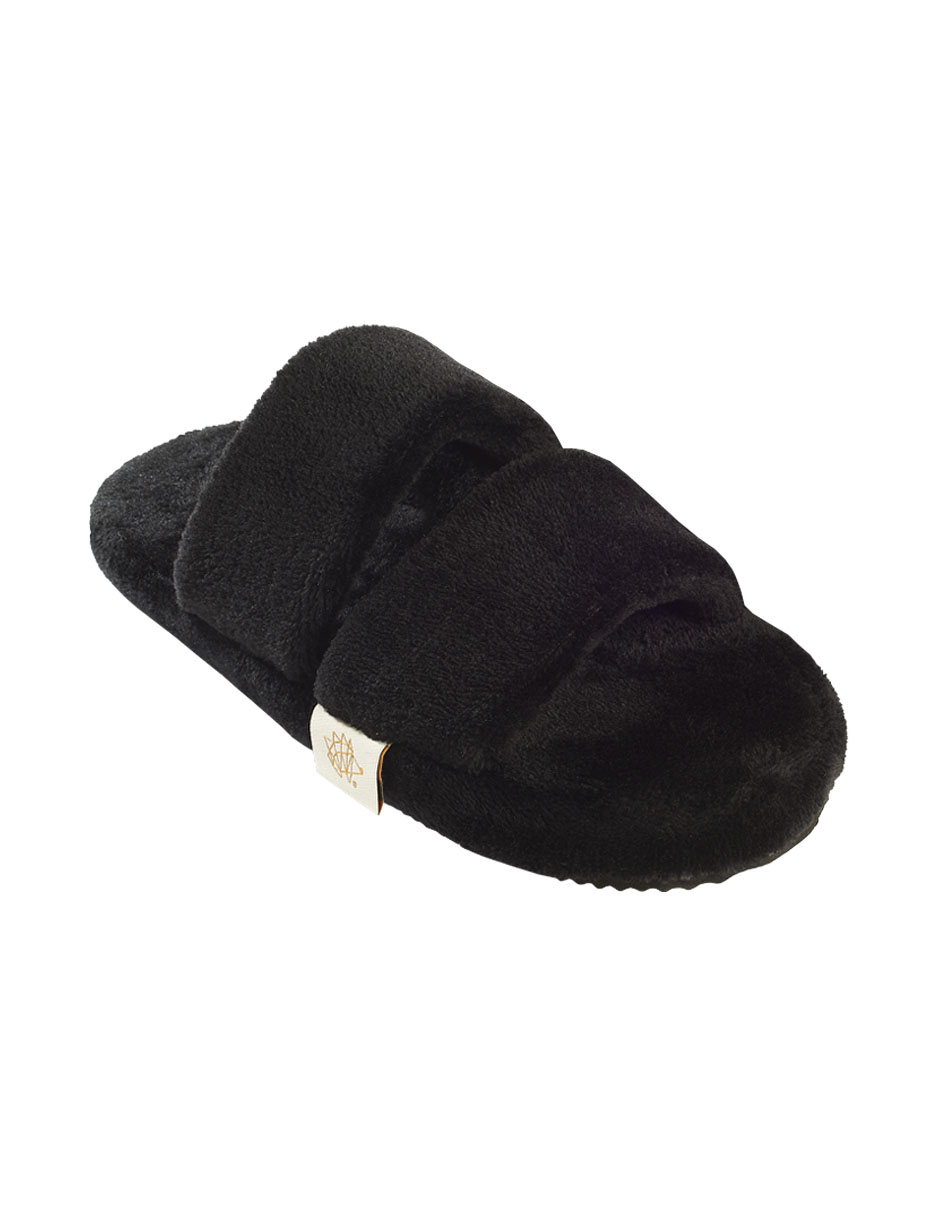 Pantuflas Erizo Clothing Doble Banda Negras