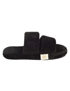 Foto 3 | Pantuflas Erizo Clothing Doble Banda Negras