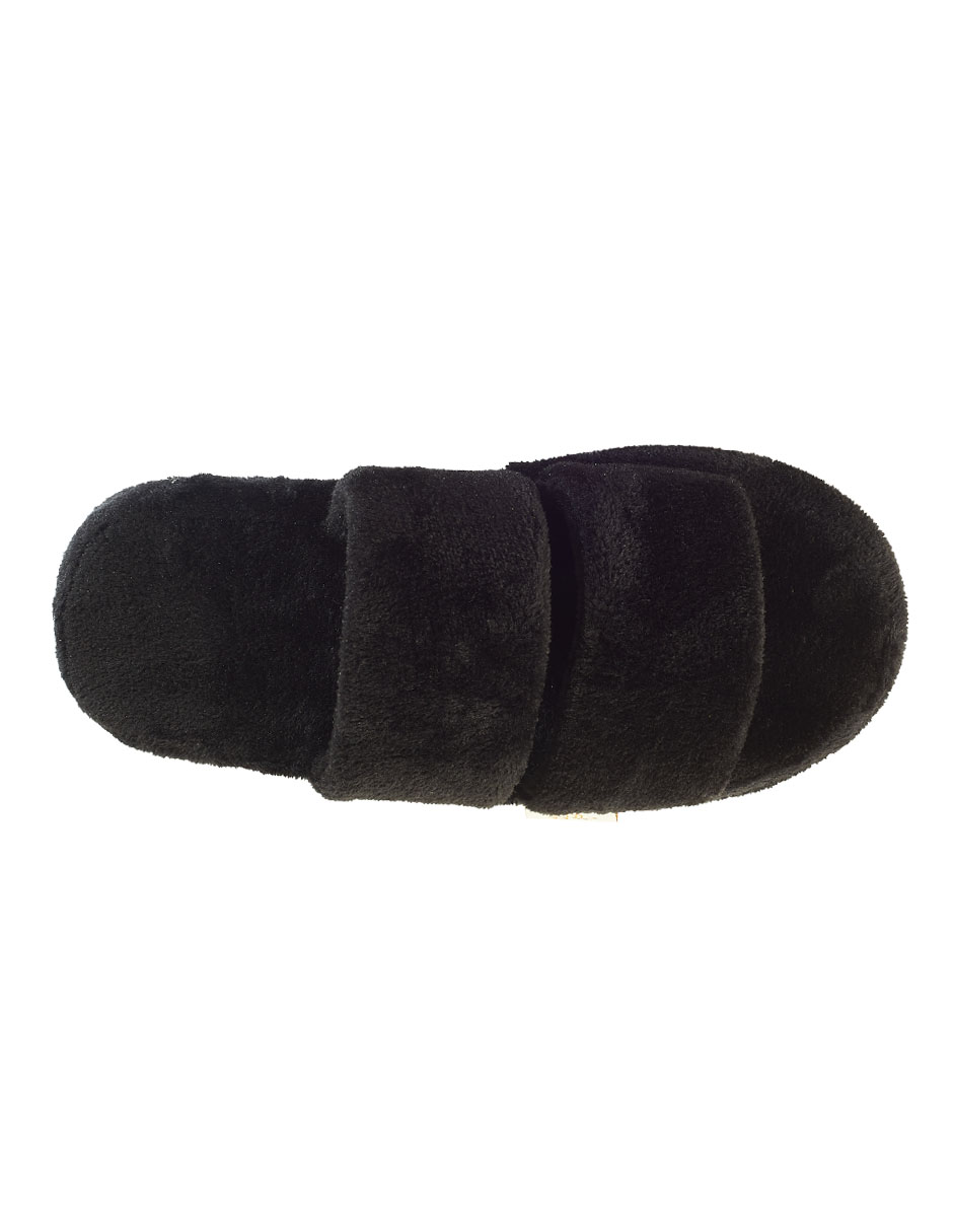 Foto 4 | Pantuflas Erizo Clothing Doble Banda Negras