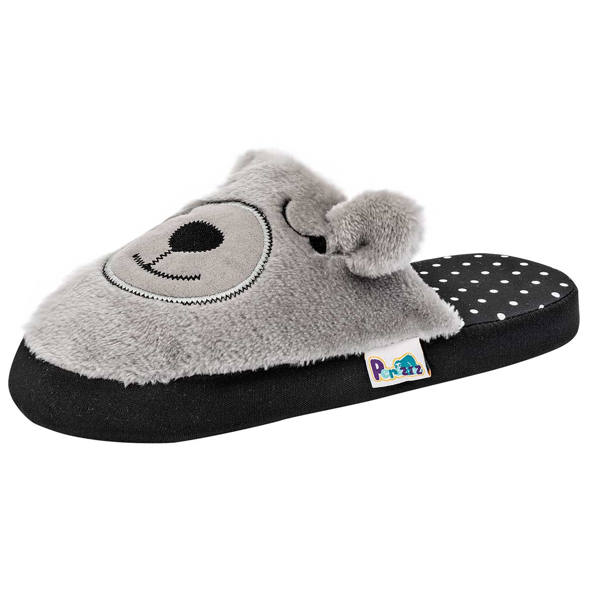 Foto 2 pulgar | Pantuflas Huarachetas Grises para Mujer
