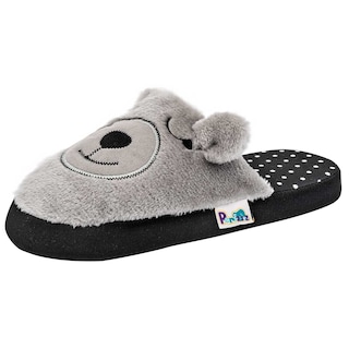 Foto 1 | Pantuflas Huarachetas Grises para Mujer
