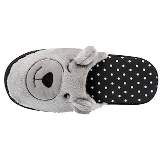Foto 2 | Pantuflas Huarachetas Grises para Mujer