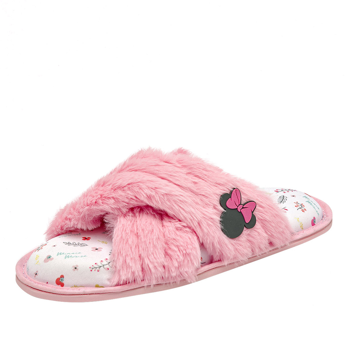 Foto 2 pulgar | Pantufla para Mujer Arra Rosas 124750-e