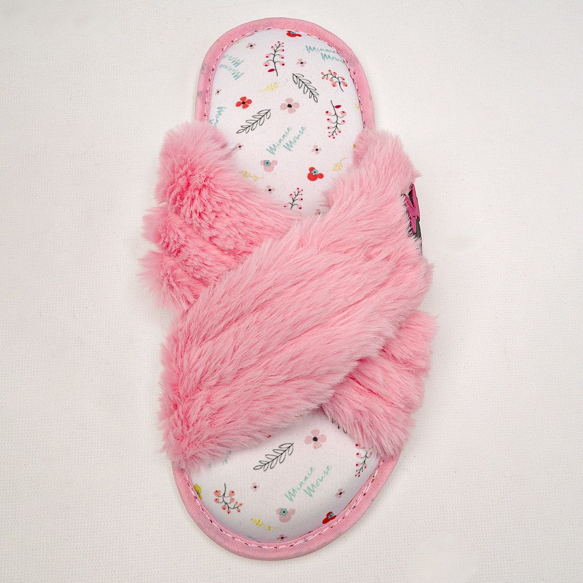 Foto 3 pulgar | Pantufla para Mujer Arra Rosas 124750-e