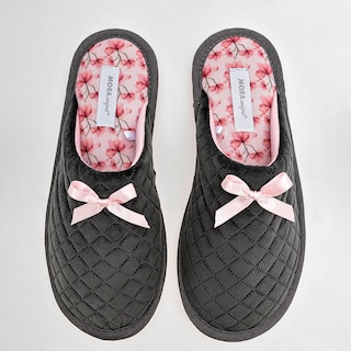 Foto 3 | Pantuflas para Mujer Mora Confort Grises