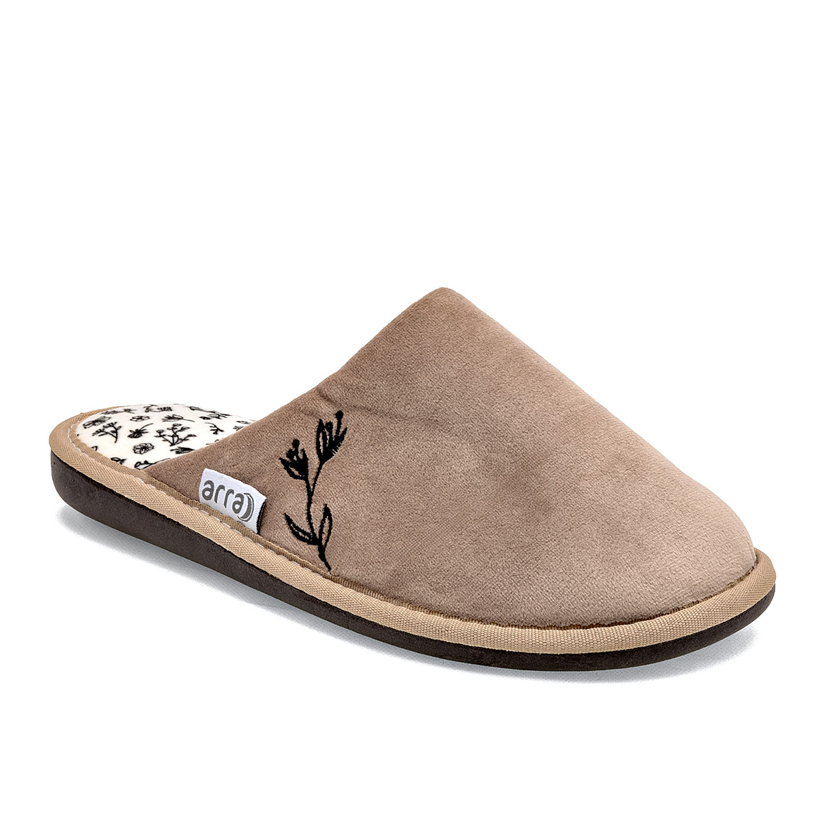 Foto 2 pulgar | Pantufla Arra Beige Código 124744-e Para Mujer