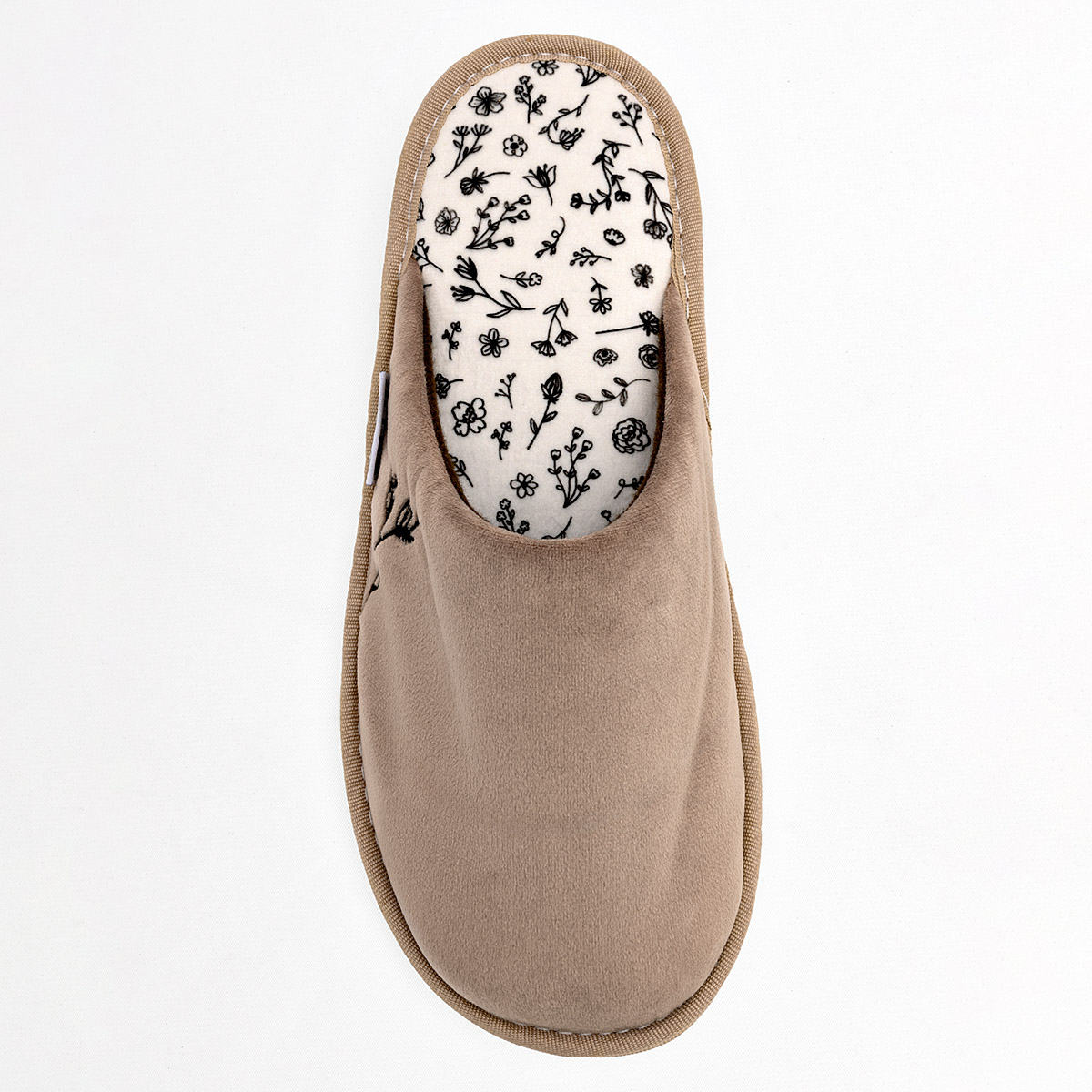 Foto 3 pulgar | Pantufla Arra Beige Código 124744-e Para Mujer
