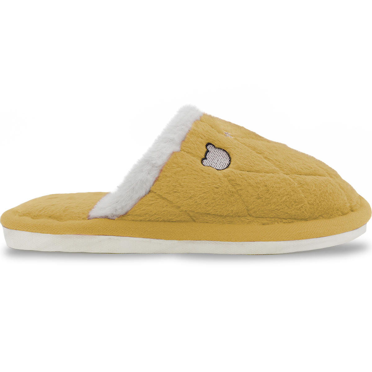 Foto 2 | Pantuflas Antideslizantes de Peluche Shendy Vendy Amarillas para Mujer