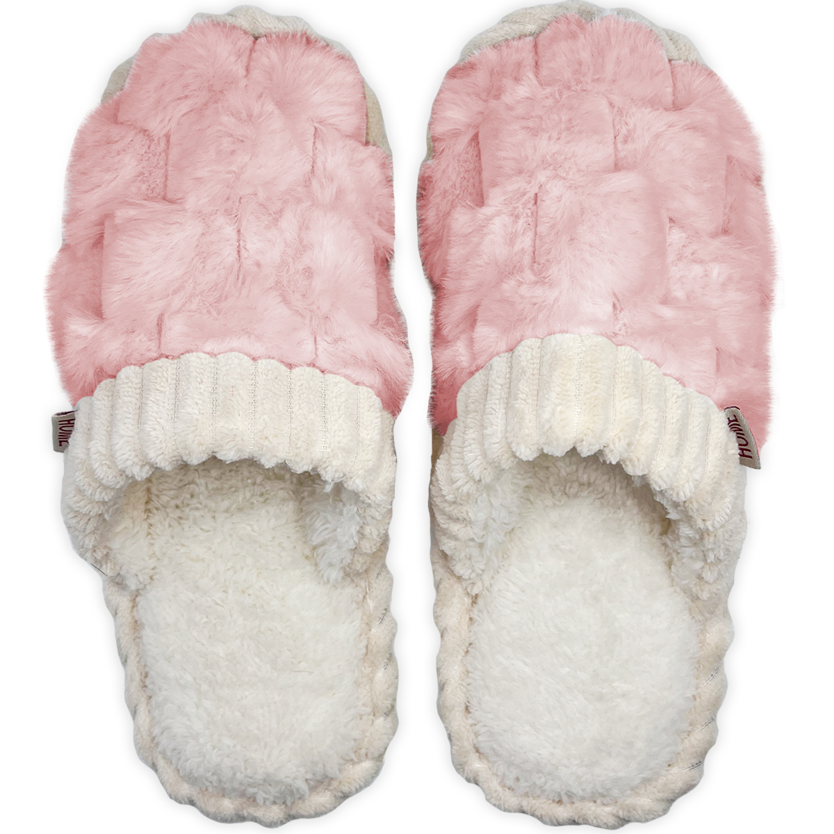 Foto 6 pulgar | Pantuflas Antideslizantes Shendy Vendy de Algodón Rosa para Mujer