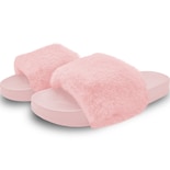 Pantuflas Antideslizantes Shendy Vendy de Peluche Rosas para Mujer