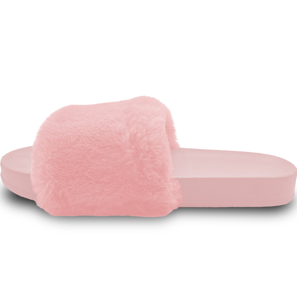 Foto 4 pulgar | Pantuflas Antideslizantes Shendy Vendy de Peluche Rosas para Mujer