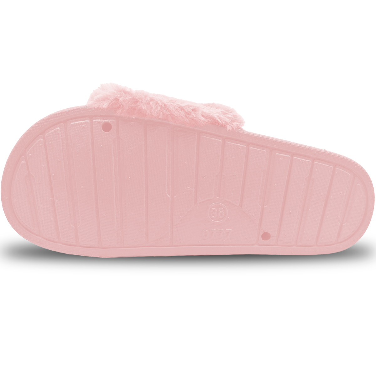 Foto 4 | Pantuflas Antideslizantes Shendy Vendy de Peluche Rosas para Mujer