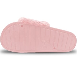 Foto 4 | Pantuflas Antideslizantes Shendy Vendy de Peluche Rosas para Mujer