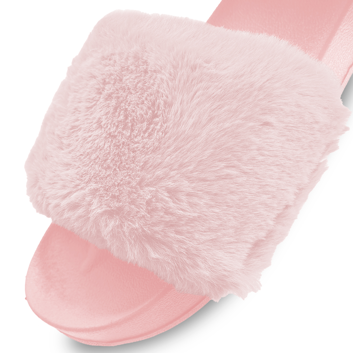 Foto 6 | Pantuflas Antideslizantes Shendy Vendy de Peluche Rosas para Mujer