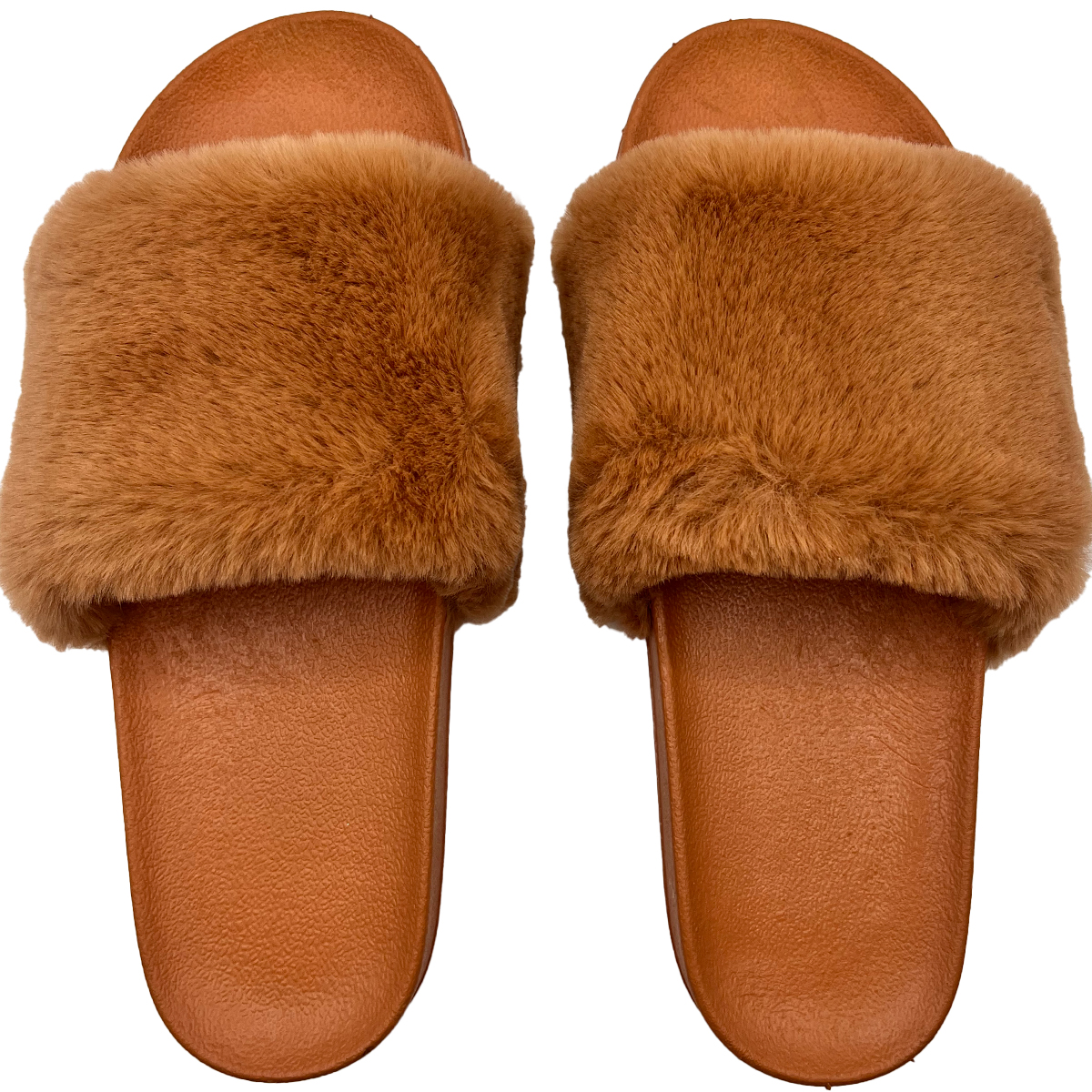 Foto 6 pulgar | Pantuflas Antideslizantes Shendy Vendy de Peluche Marrones para Mujer