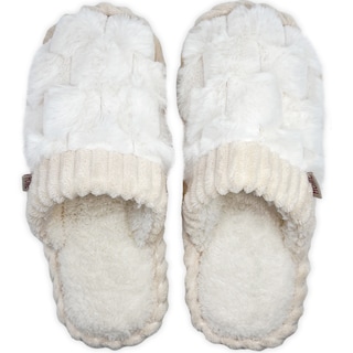 Foto 5 | Pantuflas Antideslizantes Shendy Vendy Blancas de Algodón para Mujer