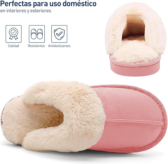 Foto 4 pulgar | Pantuflas Unisex Rosas Bluelander para Adultos