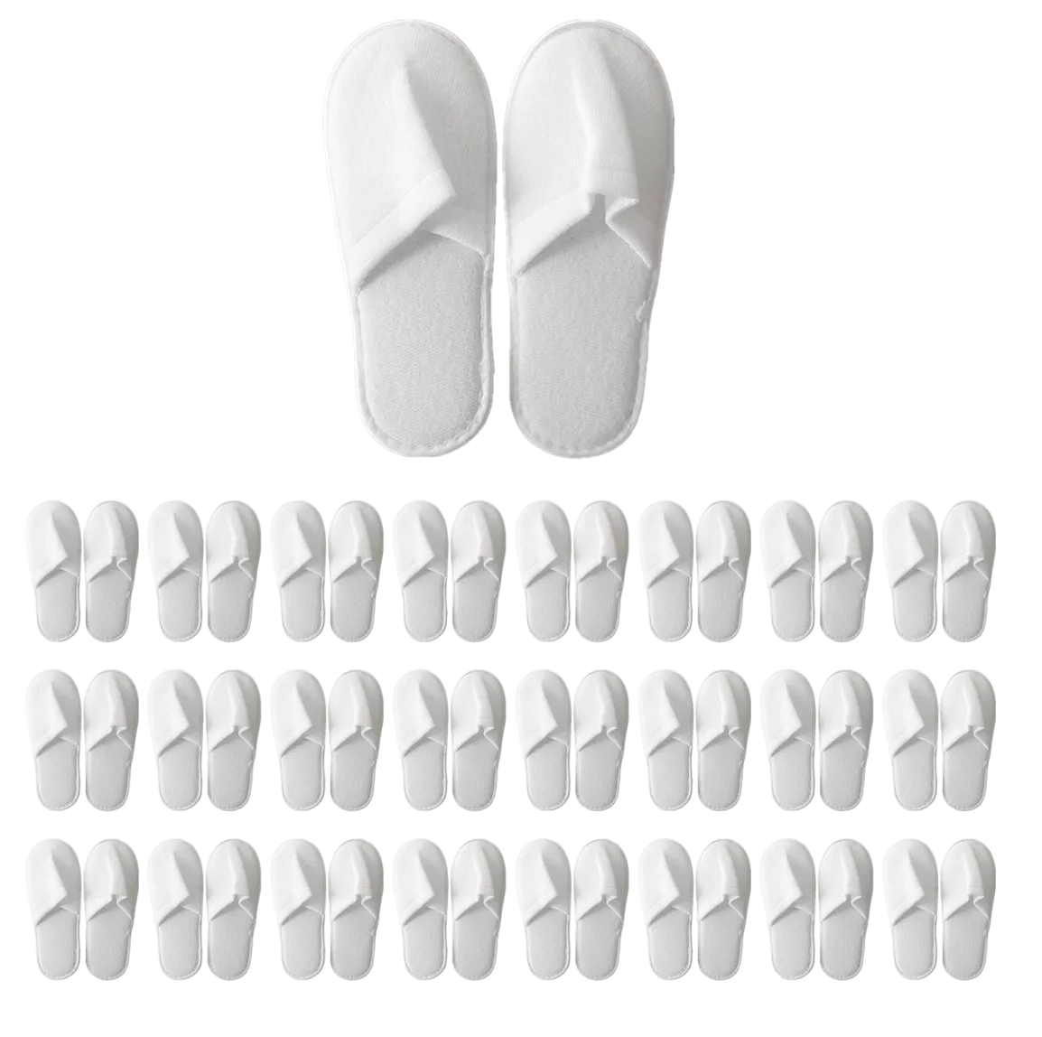 Pantuflas Para Boda Para Imprimir O Sublimar, 30 Pares Blancos