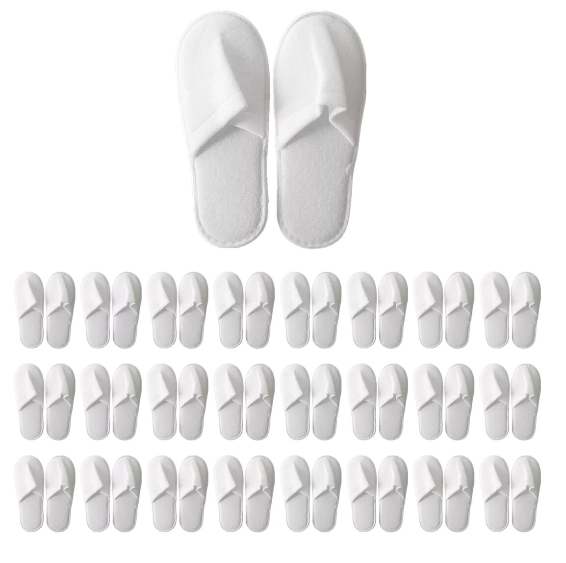 Pantuflas Para Boda Para Imprimir O Sublimar, 30 Pares Blancos $1,119