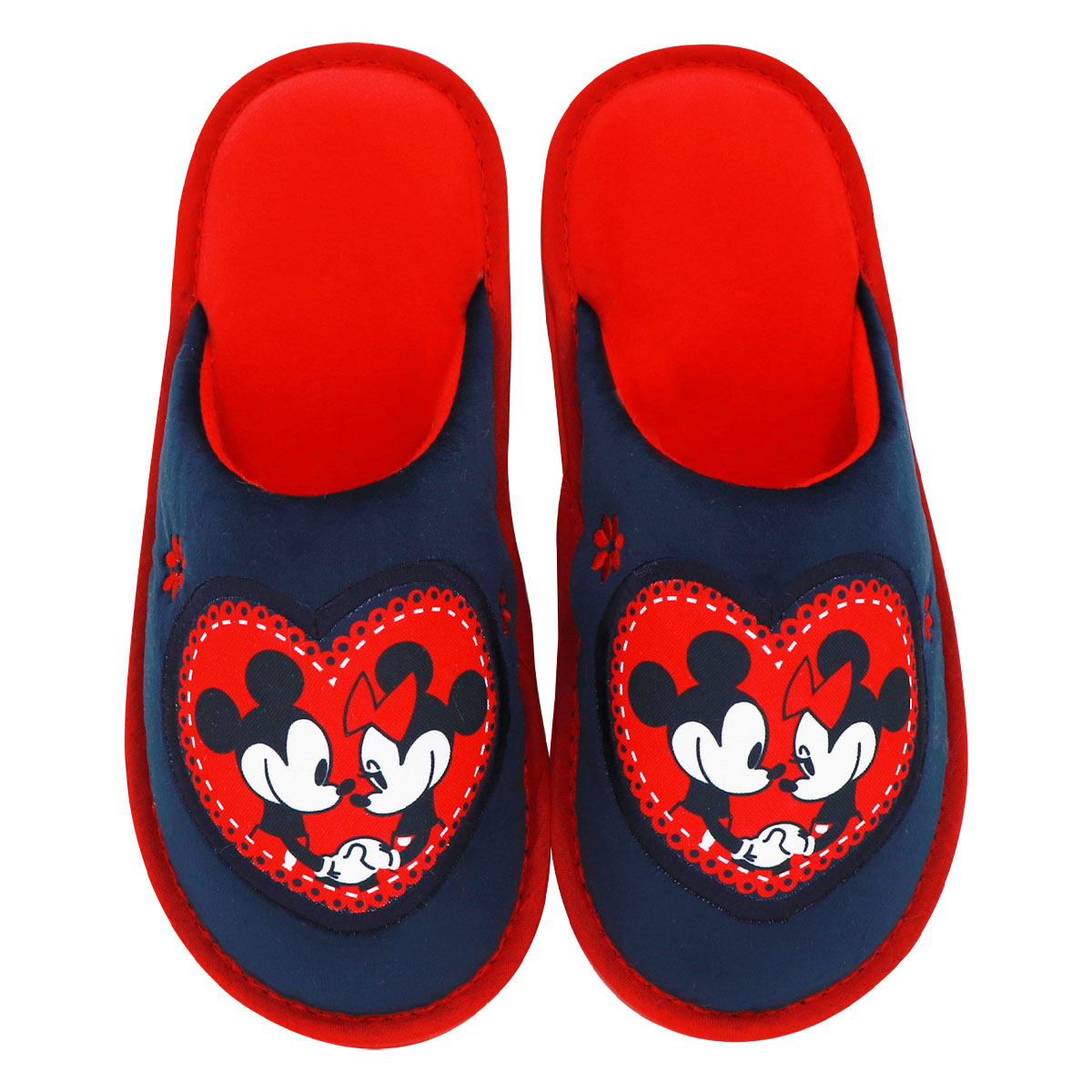Foto 2 pulgar | Pantuflas Para Dama Disney Mickey Y Minnie Mouse