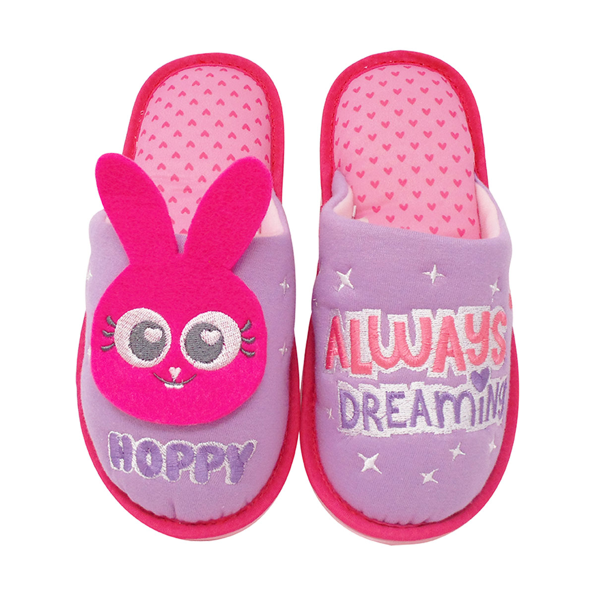 Foto 2 pulgar | Pantufla Onix Happy Bunny Para Dama