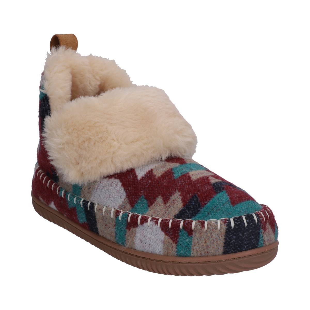 Pantufla Berlin Dama Multicolor Con Forro Peluche