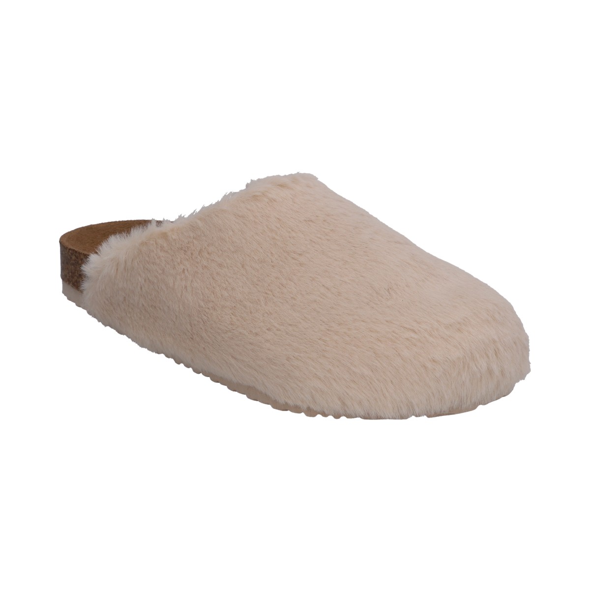 Foto 2 pulgar | Pantufla Berlin Dama Beige De Peluche