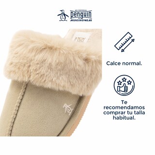 Foto 3 | Pantufla Original Penguin Style Celine Beige Para Dama
