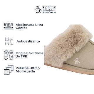 Foto 4 | Pantufla Original Penguin Style Celine Beige Para Dama