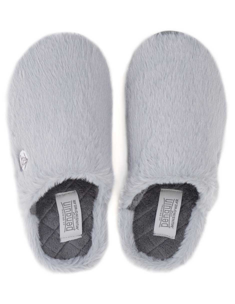 Foto 7 pulgar | Pantufla Original Penguin Style Nia Gris Para Dama