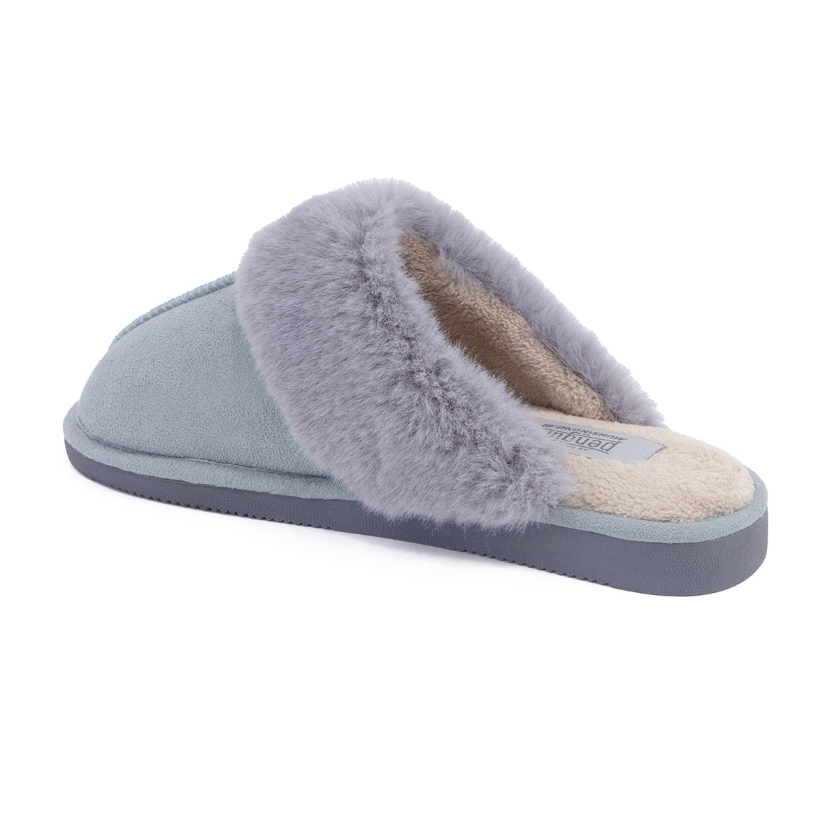 Foto 8 | Pantufla Original Penguin Style Celine Gris Para Dama