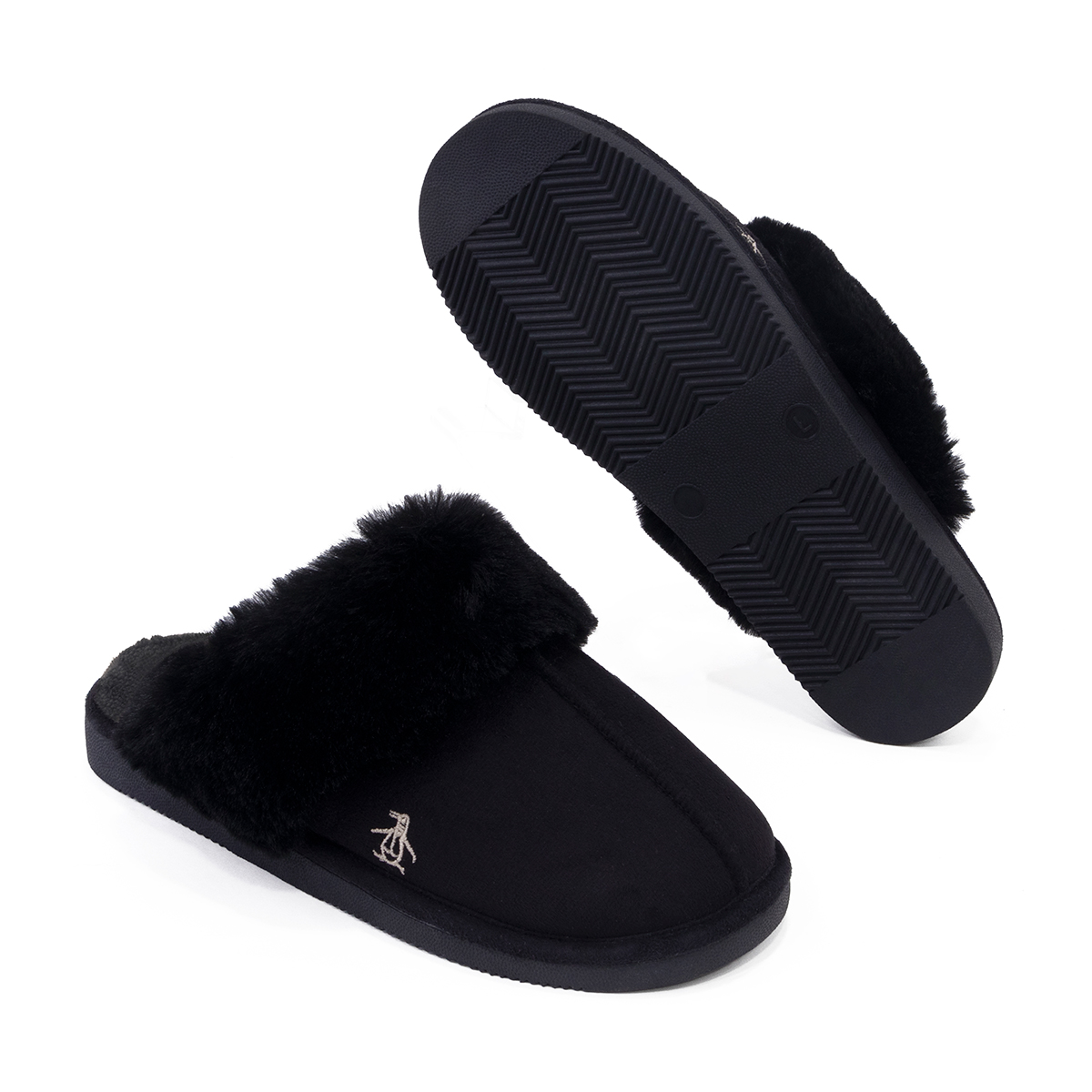 Foto 2 pulgar | Pantufla Original Penguin Style Celine Negro