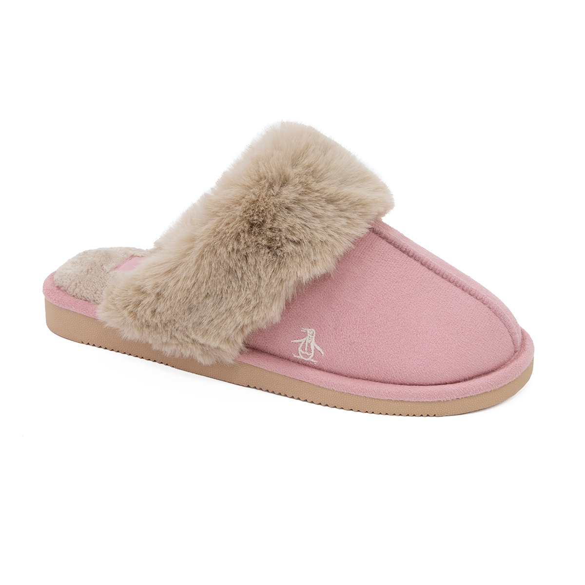 Foto 8 pulgar | Pantuflas Original Penguin Style Celine Rosas para Mujer