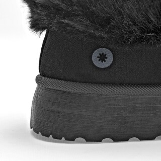 Foto 4 | Pantuflas MoraMora Negras para Mujer