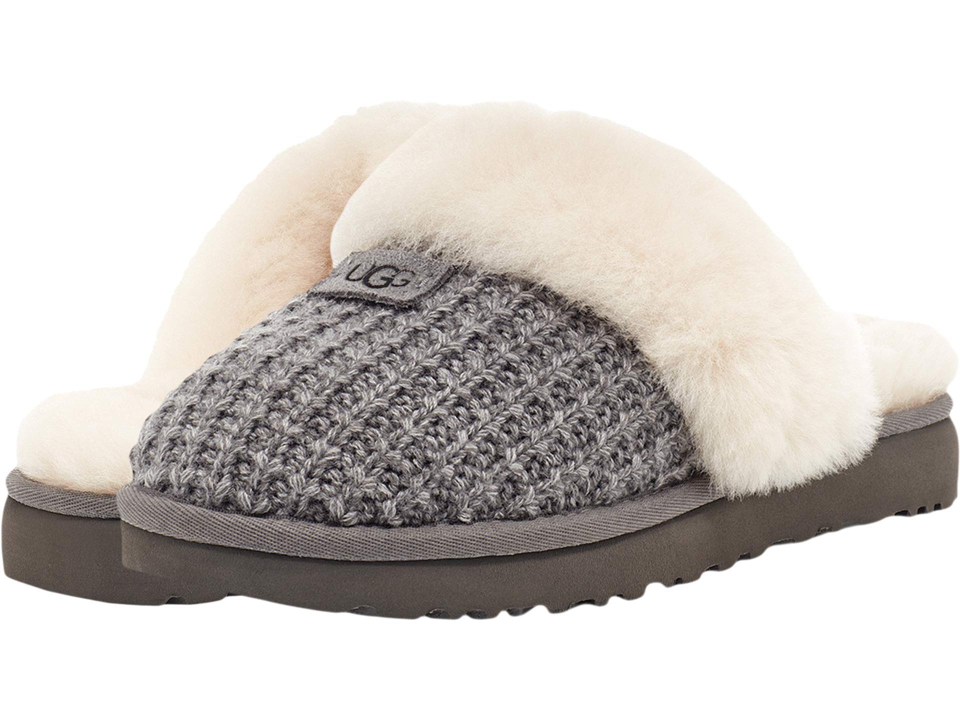 Zapatillas Ugg Cozy Para Mujer, Color Carbón, Con Piel De Oveja, Talla 11 - Venta Internacional.