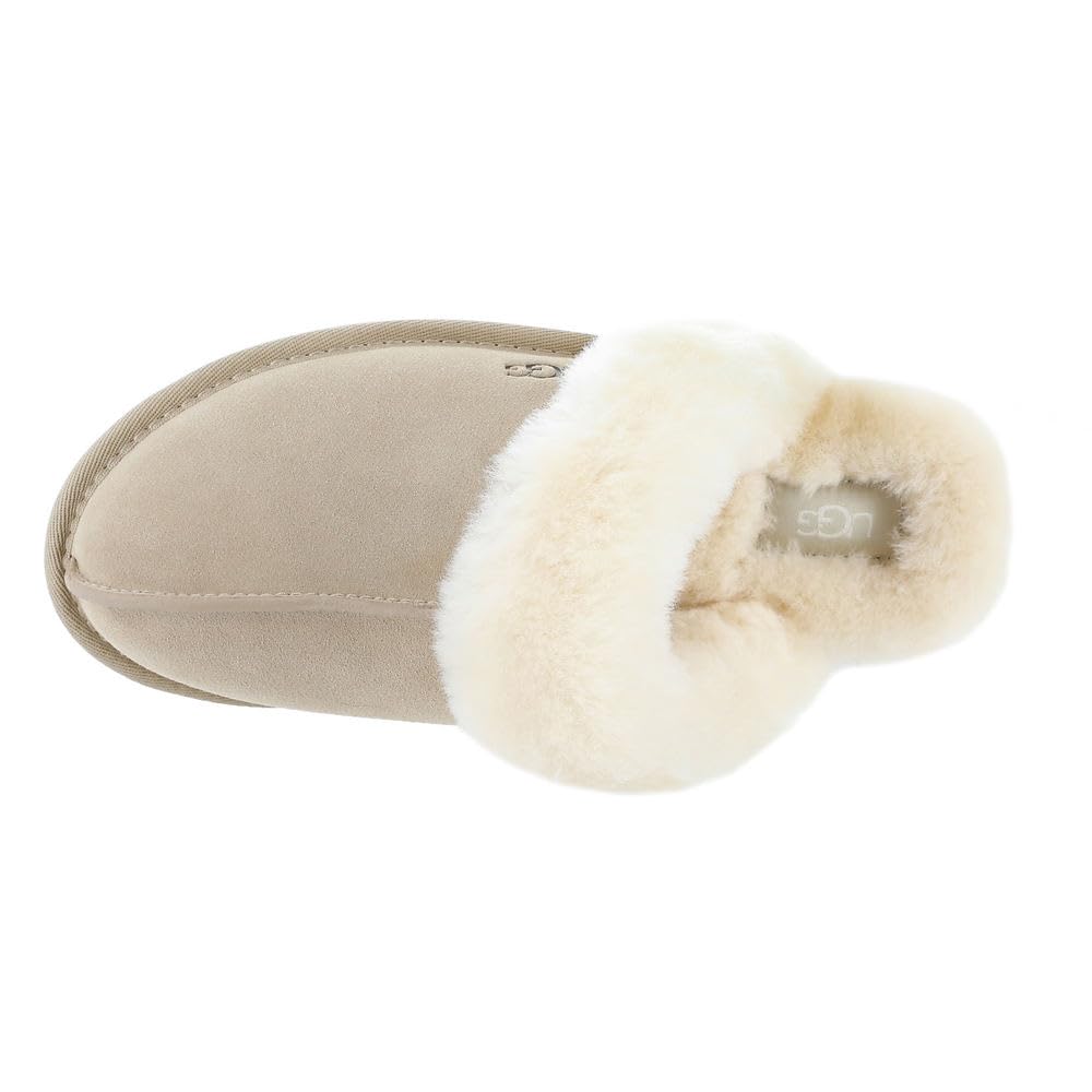 Foto 3 pulgar | Slipper Ugg Scuffette Ii Para Mujer, Gamuza Color Arena Con Piel De Oveja, 17 Mm - Venta Internacional.