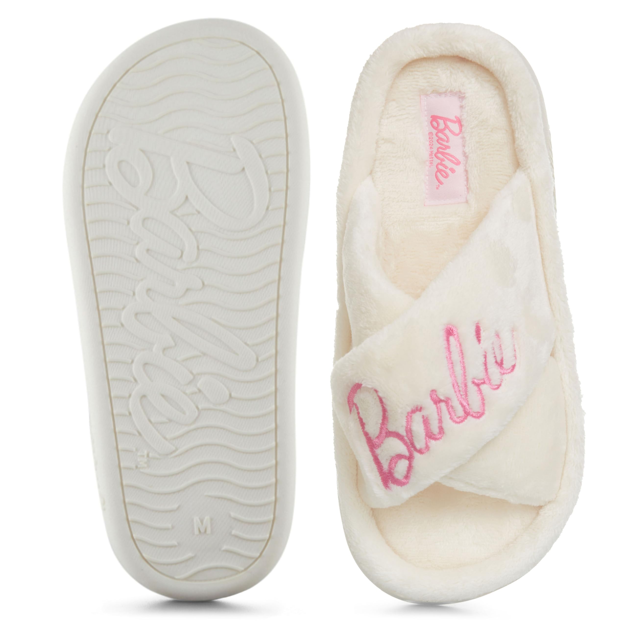 Foto 3 pulgar | Zapatillas Barbie Fuzzy House Para Mujer, Extra Acogedoras - Venta Internacional.
