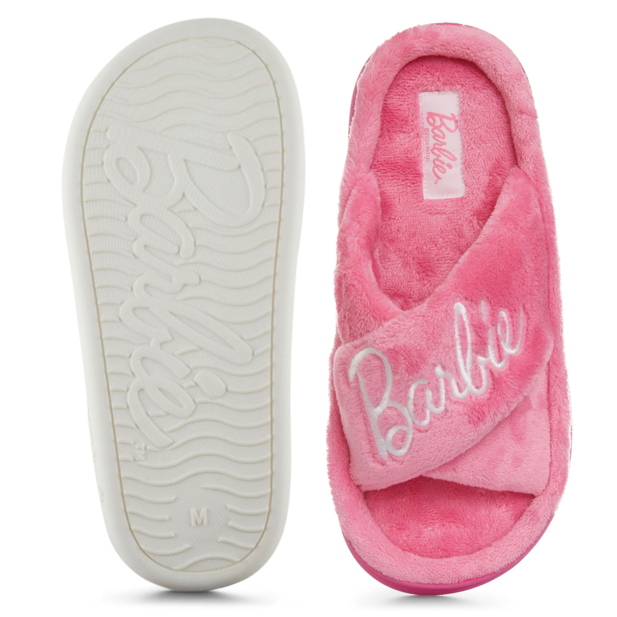 Foto 2 | Zapatillas Barbie Fuzzy House Para Mujer, Extra Acogedoras - Venta Internacional.